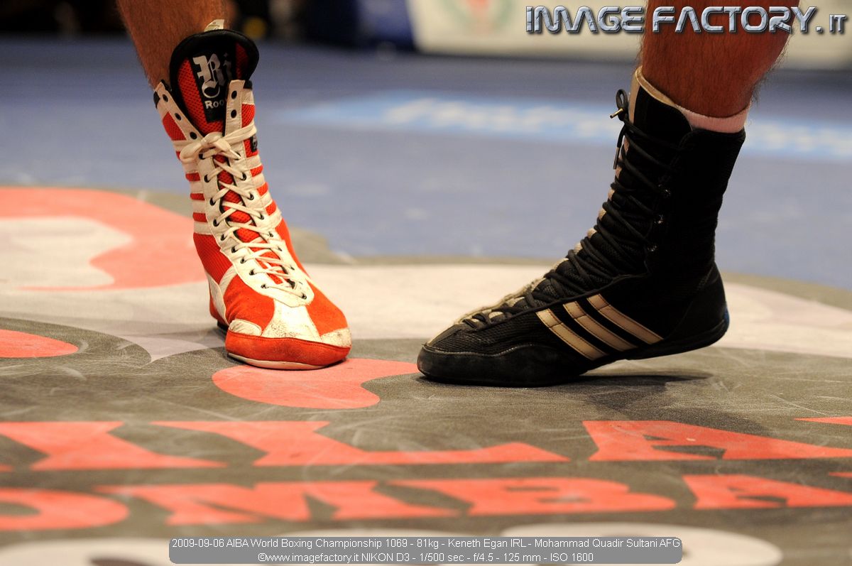2009-09-06 AIBA World Boxing Championship 1069 - 81kg - Keneth Egan IRL - Mohammad Quadir Sultani AFG
